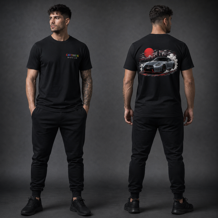 CAR-TOONS NISSAN GTR PRINT TEE SHORT SLEEVE